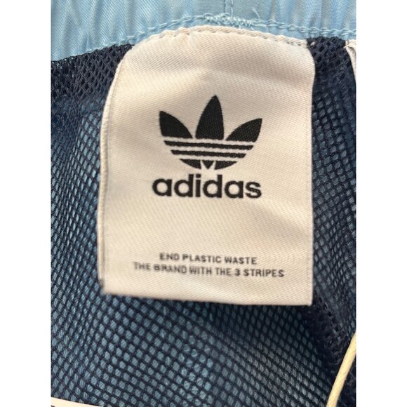 Adidas Mens Light Blue Swim Shorts‎ With Elastic Waistband & Pocket NWD - Picture 5 of 10